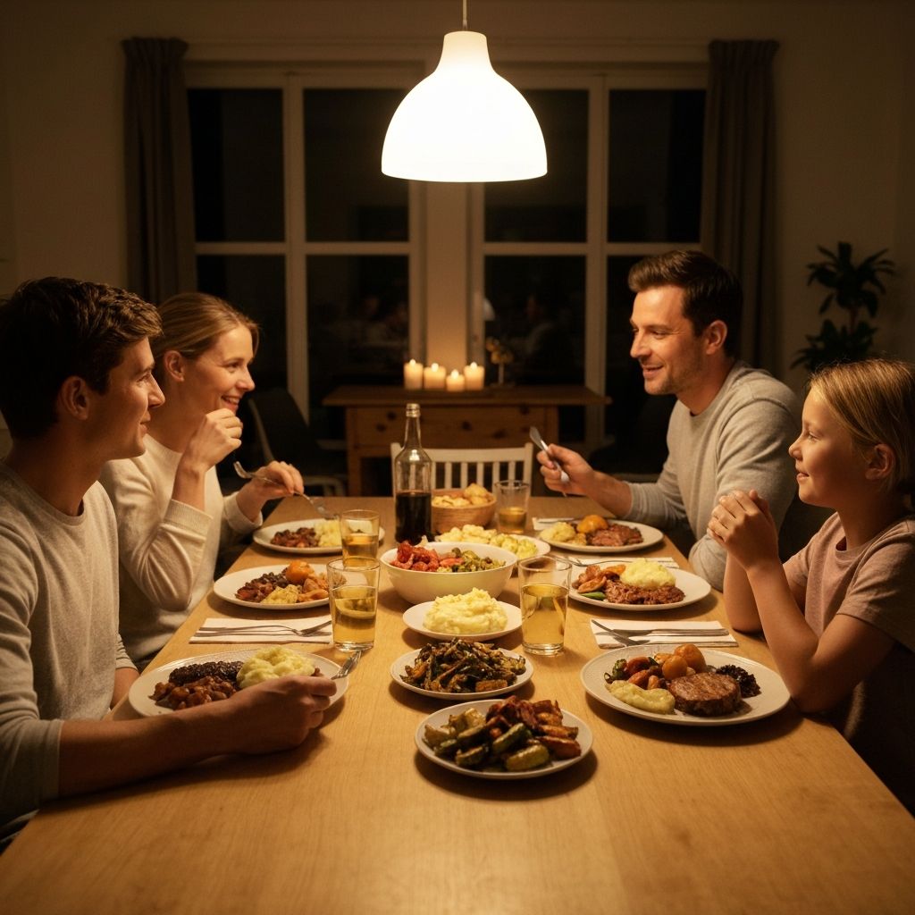 Спокойна вечеря на семейната маса